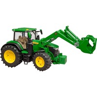 bruder 03151 John Deere 7R 350 mit Frontlader, Modellfahrzeug grün