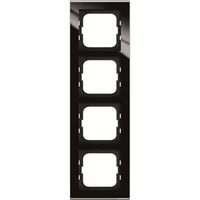 Busch-Jaeger Abdeckrahmen 4-fach, Abdeckung schwarz, Retail