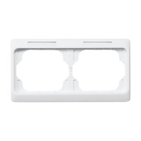 Busch-Jaeger Rahmen zwei-fach 1722 NSKA-24G weiß, Retail