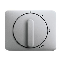 Busch-Jaeger Zentralscheibe für Dreistufen-Drehschalter, Abdeckung titan, Retail