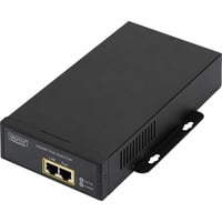 Digitus Gigabit Ethernet PoE++ Injektor 802.3at, 95 W, PoE-Injektor schwarz