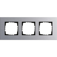 Gira Abdeckrahmen 3-fach, Abdeckung aluminium, Retail