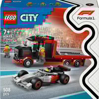 LEGO 60493 City F1 Truck mit Audi F1 Rennwagen, Konstruktionsspielzeug 