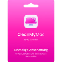 MacPaw CleanMyMac, Sicherheit, Utilities-Software Deutsch, 1 Lizenz