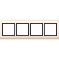 Merten Rahmen vierfach waagerecht und senkrecht weiß, Retail