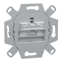 Merten Universal-Anschluss-Einsatz 8-polig Kategorie 6A mit Schraubbefestigung und LSA-Anschluss, Steckdose Retail