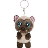 NICI Schlüsselanhänger GLUBSCHIS Siamkatze Selma, Schlüsselring beige