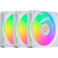 Ocypus Gamma F12 Elite ARGB, Gehäuselüfter weiß, Reverse, 3er Pack, 120 mm