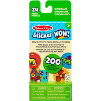 Spin Master Melissa & Doug - Sticker WOW! Nachfüllset Dinosaurier, Basteln