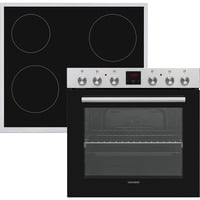 Telefunken B-HS-75-C-I, Herdset schwarz/edelstahl