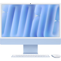 Apple iMac 59,62 cm (24") M4 2024 CTO, MAC-System blau/hellblau, Nanotexturglas, macOS, Deutsch