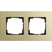 Gira Abdeckrahmen zweifach, Abdeckung gold, Retail