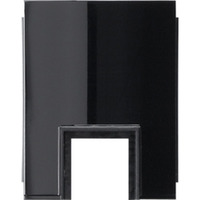 Gira Adapter Leitung einführend ein fach Kanal 15x15 schwarz, Retail