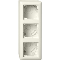 Gira Aufputzgehäuse dreifach mit Rahmen Retail