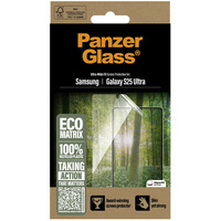 PanzerGlass ECO MATRIX Displayschutz Ultra-Wide Fit, Schutzfolie transparent, Samsung Galaxy S25 Ultra, AlignerKit
