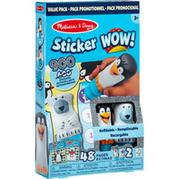 Spin Master Melissa & Doug - Sticker WOW! Sticker-Stempelset 2er-Pack Winter, Basteln