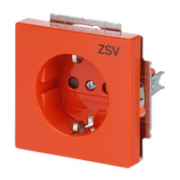 Busch-Jaeger Schutzkontaktsteckdose Einsatz orange, Retail