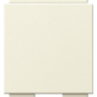 Gira Universal Blindabdeckung für Abdeckung Modular Jack 2fach mit 30 Grad Schrägauslass und Beschriftungsfeld weiß, Retail