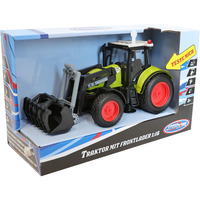 VEDES Traktor mit Frontlader, Licht und Sound, Modellfahrzeug 