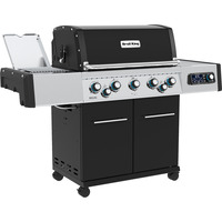 Broil King Gasgrill Regal Q 590 IR schwarz/edelstahl, mit Infrarot-Seitenbrenner und Heckbrenner, iQue Smart Steuerung