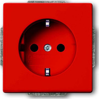 Busch-Jaeger Steckdosen Einsatz mit erhöhtem Berührungsschutz Typ 20 EUCKS-14-82 orange, Retail