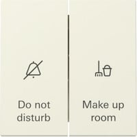 Gira Wippschalter Anzeige Hotelzimmerstatus mit Wippe zwei fach weiß, Retail