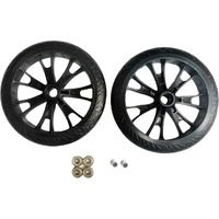 HUDORA Ersatzrollenset Crossover für BigWheel 205 schwarz, 2 Stück