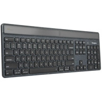 Targus Sustainable Energy Harvesting EcoSmart, Tastatur schwarz, DE-Layout, Scherenmechanik