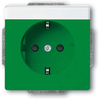 Busch-Jaeger Schutzkontakt Steckdosen Einsatz grün, Retail