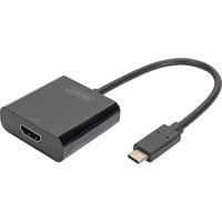Digitus Adapter USB-C 3.2 Gen 1 > HDMI 4K/60Hz schwarz, 15cm Kabel
