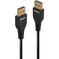 Lindy DisplayPort 1.4 Kabel, Slim schwarz, 3 Meter