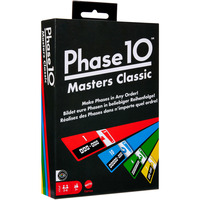 Mattel Phase 10 Masters Classic Kartenspiel, an Rommé angelehntes Familienspiel 