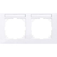 Merten Rahmen zwei fach weiß, Retail