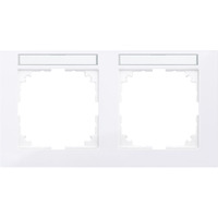 Merten Rahmen zwei fach weiß, Retail