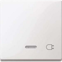 Merten Wippe Kontrollfenster Schalter und Taster Einsatz weiß (glänzend), Retail