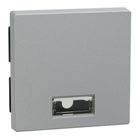 Merten Wippe mit Symbolfenster rechteckig für Kontrollschalter- und Taster-Einsatz Typ 433860 aluminium, Retail