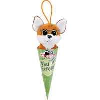 NICI Schlüsselanhänger GLUBSCHIS Fuchs Nox 9 cm, Schlüsselring rosa