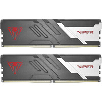 Patriot DIMM 48 GB DDR5-6000 (2x 24 GB) Dual-Kit, Arbeitsspeicher schwarz, PVVR548G600C36K, Viper Venom RGB, INTEL XMP, AMD EXPO