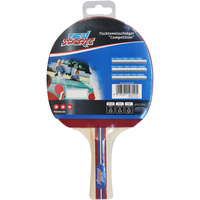 VEDES New Sports Tisch Tennis Schläger Competition aus ca. 6 mm Holz mit Noppen innen und 1,6 mm Schwamm, Sportgerät 
