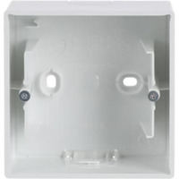 Busch-Jaeger Aufputz-Gehäuse 1-fach zur Aufnahme von Einsätzen future linear Typ 1701-84 weiß (glänzend), Retail