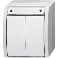 Busch-Jaeger Jalousieschalter 2601/4 W-54 weiß, Retail