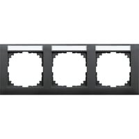 Merten Rahmen drei fach anthrazit, Retail