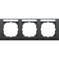 Merten Rahmen drei fach anthrazit, Retail