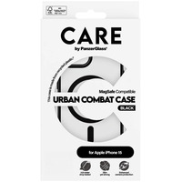 PanzerGlass Urban Combat Case, Handyhülle transparent/schwarz, iPhone 15, MagSafe