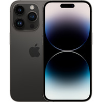 Apple iPhone 14 Pro 128GB Generalüberholt, Handy Space Schwarz, iOS