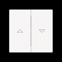 Busch-Jaeger Wippe Jalousie Pfeil auf ab weiß, Retail