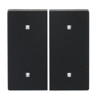 Busch-Jaeger Wippe zwei fach Elektroniktaster schwarz, Retail