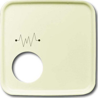 Busch-Jaeger Zentralscheibe Diagnostiksteckkontakt, Abdeckung weiß, Retail