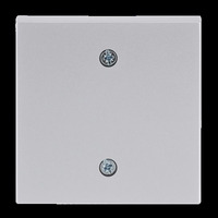 Busch-Jaeger Zentralscheibe für Zugschalter Schraubbefestigung, Abdeckung aluminium, Retail