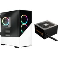 Enermax K8 ARGB + Cyberbron III 750W, Tower-Gehäuse weiß, Bundle (Gehäuse + Netzteil)